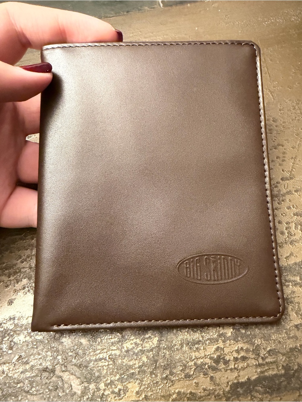 SKINN Chocolate Brown Leather Card & Key Organizer